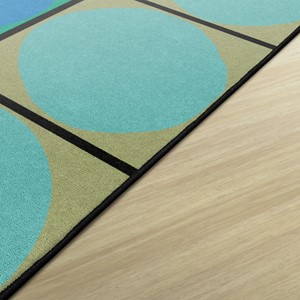 Explorer Series Ellipse Seating Rug (10' 6"W x 13' 2' L) - WETLANDS