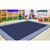 Explorer Series Solid Classroom Rug w/ Color Block Border - Rectangle (7' 6'  W x 12' L) - FOREST
