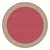 Explorer Series Solid Classroom Rug w/ Color Block Border - Round -  (6' Diameter) - DESERT