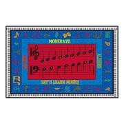 Music Scales Learning Rug