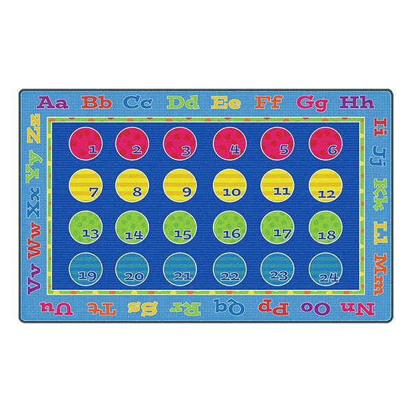 Fun with Colors Seating Rug (7'6" W x 12' L)