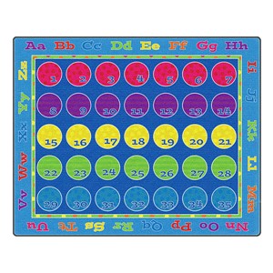 Fun with Colors Seating Rug (10'9" W x 13'2" L)