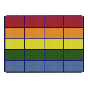 Colorful Squares Seating Rug