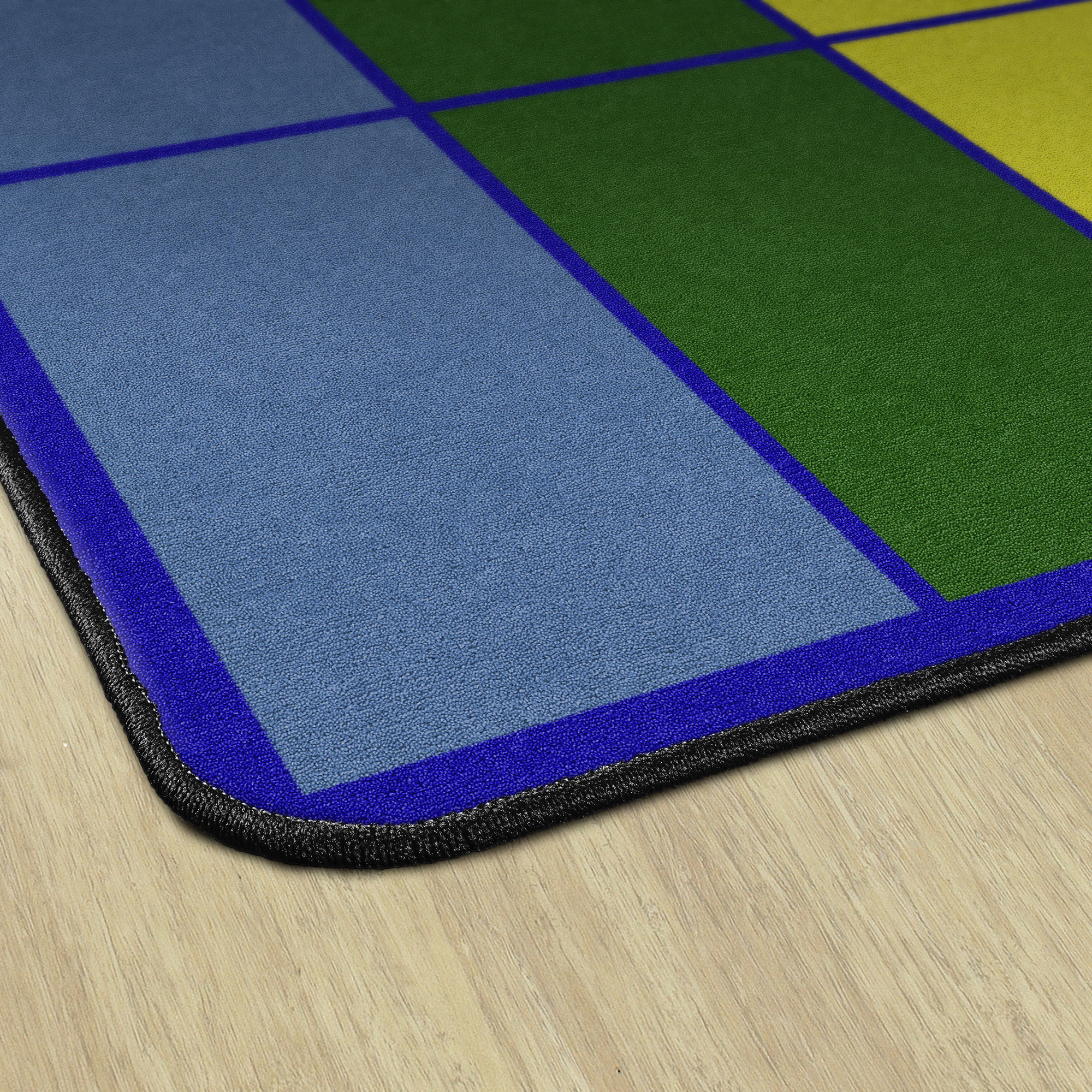 Colorful Squares Seating Rug | School Outfitters