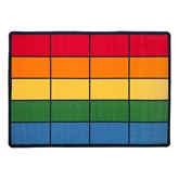 Colorful Squares Seating Rug