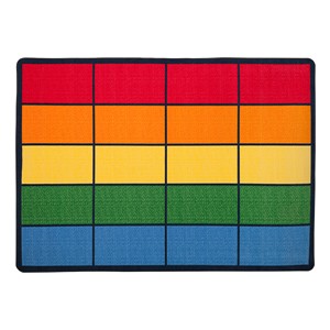 Colorful Squares Seating Rug