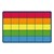 Preschool Room Divider w/ Soft Seating - Colorful Squares Seating Rug