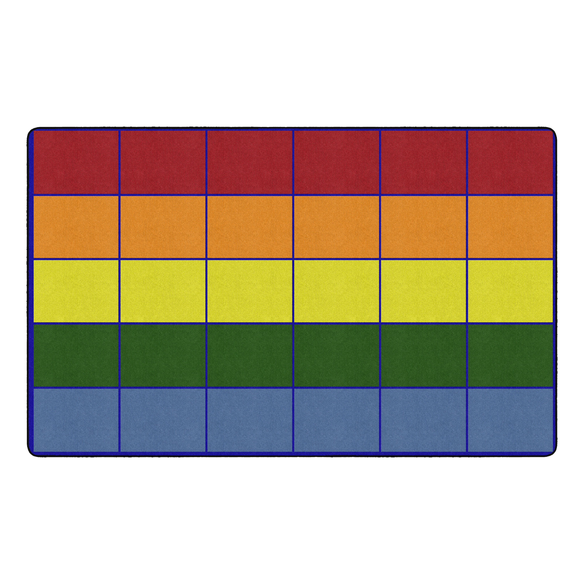 Colorful Squares Seating Rug