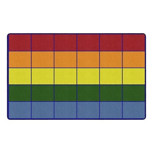 Colorful Squares Seating Rug