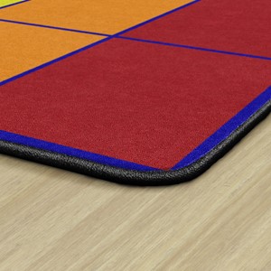 Colorful Squares Seating Rug