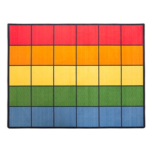 Colorful Squares Seating Rug