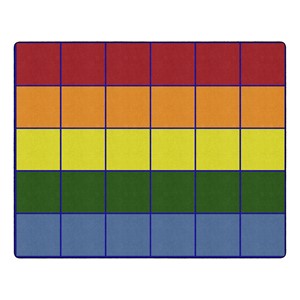 Colorful Squares Seating Rug