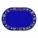 Alphabet Animals Rug - Oval (4' W x 6' L)