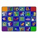 Alphabet Animals Rug - Rectangle (6' W x 8' 4 " L)