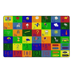 Big Blocks Playtime Rug (7' 6" W x 12' L)