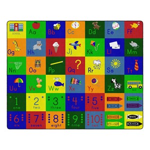 Big Blocks Playtime Rug (10' 9" W x 13' 2" L)