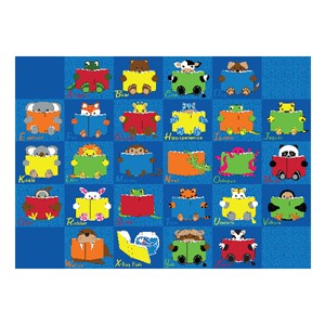 Animal Reading Time Rug (6' W x 8' 4" L)