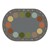 Alphabet Seating Natural Colors Rug - Oval (5' 10" W x 8' 4" L)