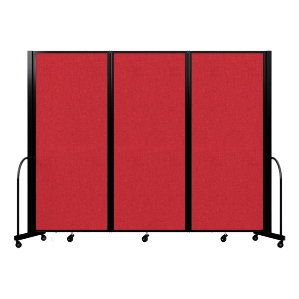 4' H Full Motion Divider w/ Black Frame