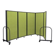 5' H Full Motion Divider w/ Black Frame