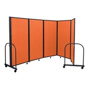 6' H Full Motion Divider w/ Black Frame