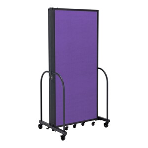 4' H Full Motion Divider w/ Black Frame