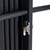 4' H Full Motion Divider w/ Black Frame