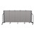 4' H Vinyl Freestanding Portable Partition - 5 Panels (9' 5" L) - Granite