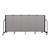 4' H Vinyl Freestanding Portable Partition - 5 Panels (9' 5" L) - Granite