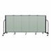 4' H Vinyl Freestanding Portable Partition - 5 Panels (9' 5" L) - Mint