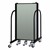 4' H Vinyl Freestanding Portable Partition - 5 Panels (9' 5" L) - Closed