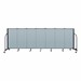 4' H Vinyl Freestanding Portable Partition - 7 Panels (13' 1" L) - Blue Tide