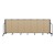 4' H Vinyl Freestanding Portable Partition - 7 Panels (13' 1' L) - Sandalwood