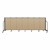 4' H Vinyl Freestanding Portable Partition - 7 Panels (13' 1' L) - Sandalwood