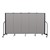 5' H Vinyl Freestanding Portable Partition - 5 Panels (9' 5" L) - Granite