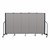 5' H Vinyl Freestanding Portable Partition - 5 Panels (9' 5" L) - Granite