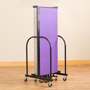 Rainbow Freestanding Portable Partition - Folded