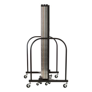 Rainbow Freestanding Portable Partition - Folded - Side