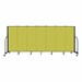 4' H Freestanding Portable Partition - 7 Panels (13' 1" L) - Green