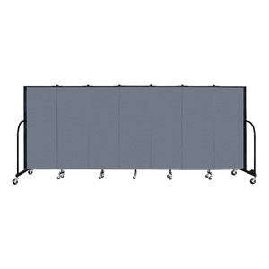4' H Freestanding Portable Partition - Indigo