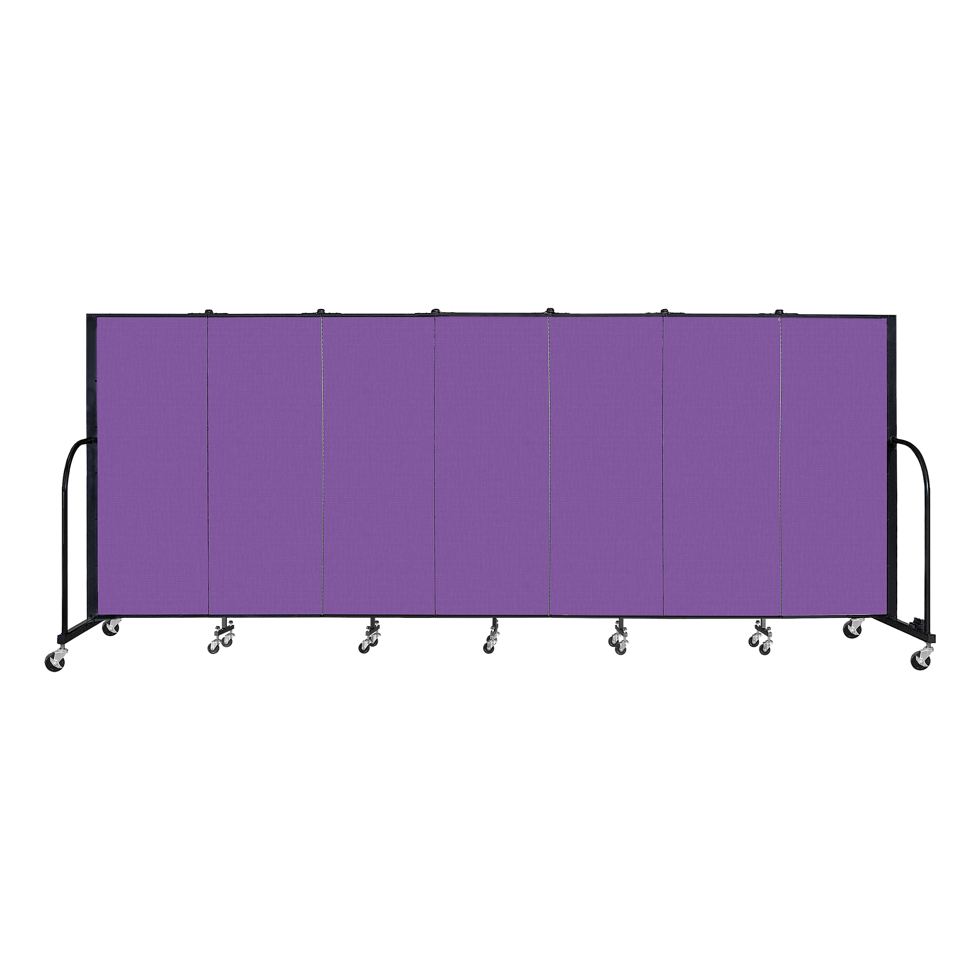 4' H Freestanding Portable Partition - Purple