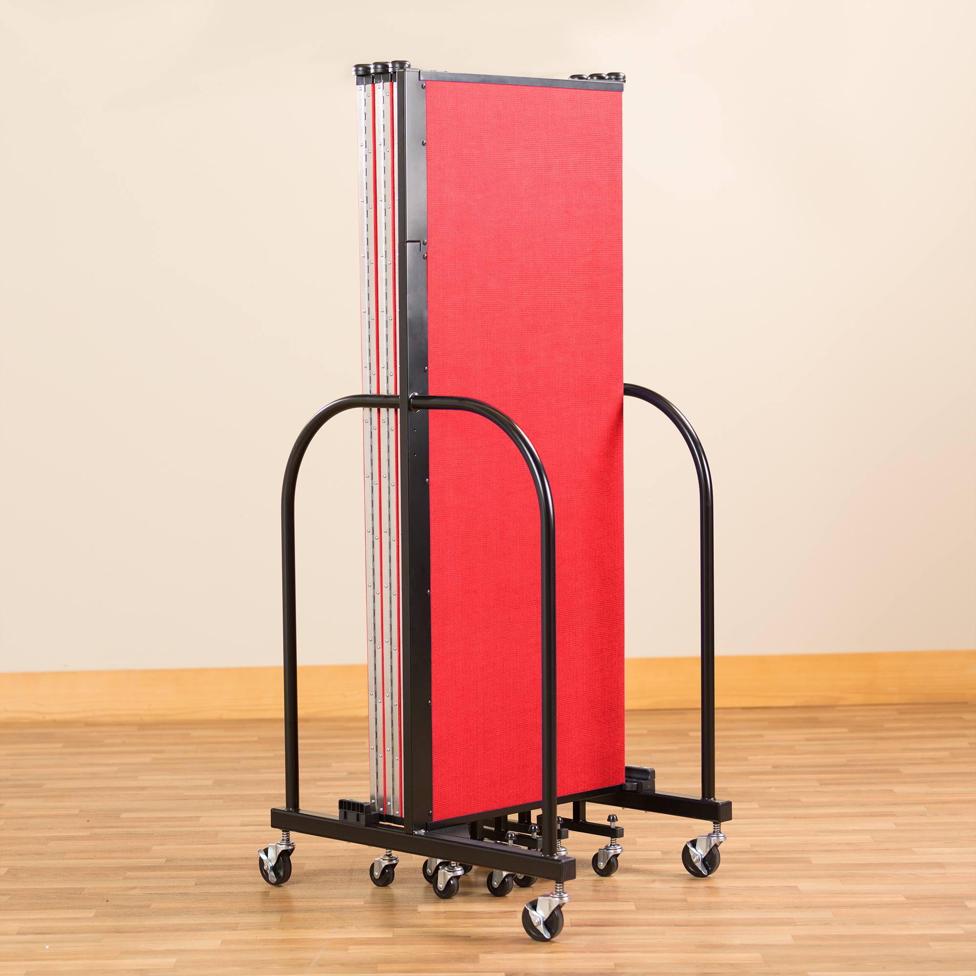 5' H Freestanding Portable Partition - Folded