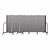 5' H Vinyl Freestanding Portable Partition - 7 Panels (13' 1" L) - Granite