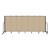 5' H Vinyl Freestanding Portable Partition - 7 Panels (13' 1" L) - Sandalwood