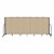 5' H Vinyl Freestanding Portable Partition - 7 Panels (13' 1" L) - Sandalwood