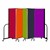 6' H Five Panel Rainbow Freestanding Portable Partition