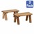 Wooden Bench - 2 Pack