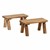 Wooden Bench - 2 Pack