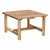 Wooden Activity Table (35”W x 35”D x22”H) and Bench Set