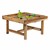 Wooden Activity Table w/Lip (35â W x 35âD x 22âH) and Bench Set